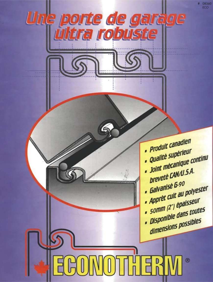 porte de garage commerciale Saint-Jean-sur-Richelieu